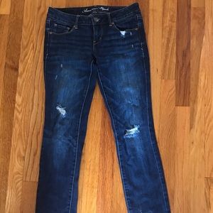 💙American Eagle Skinny Jeans, mild distressing